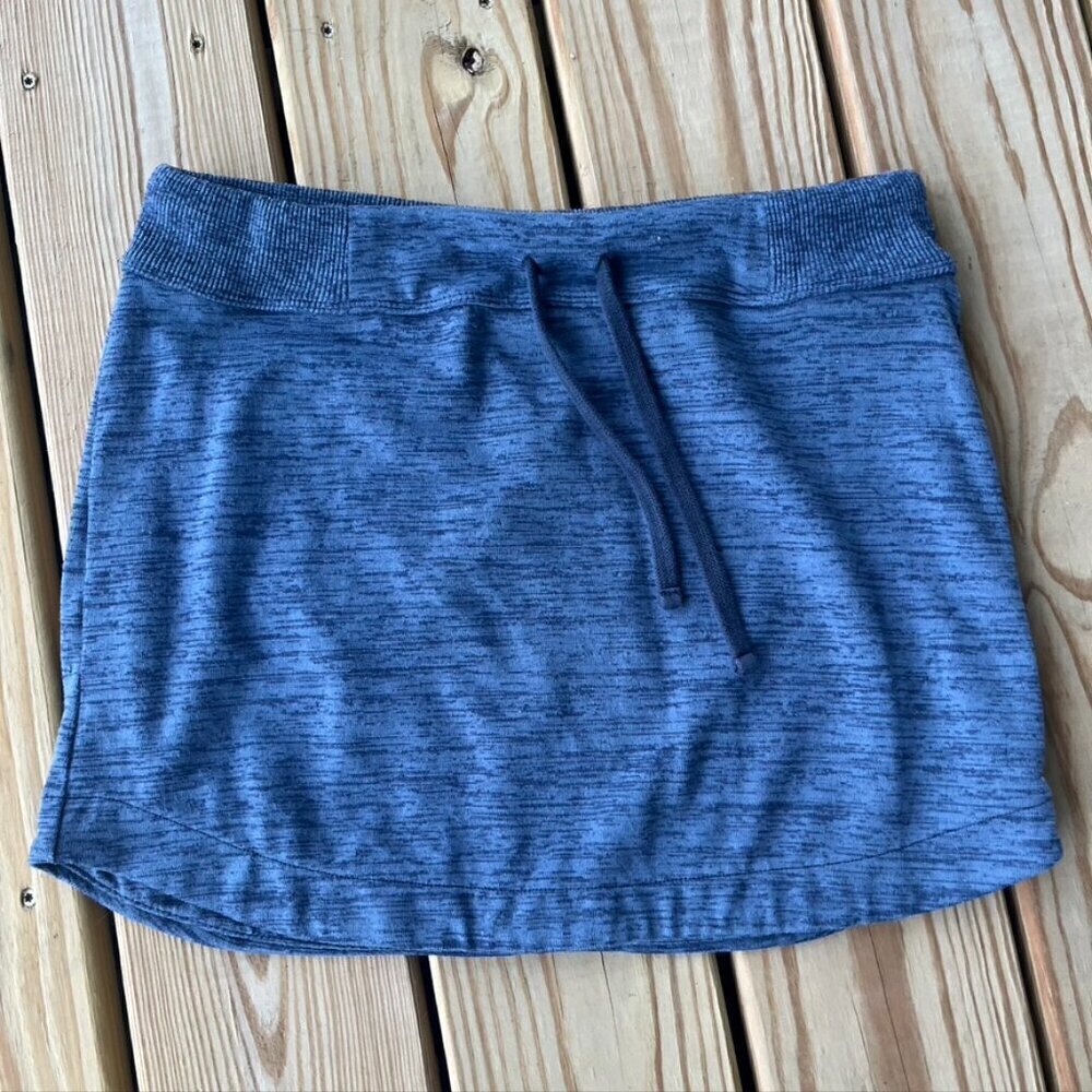 ** Athleta Downplay skirt style 475246 Charcoal Heathered Blue Size Medium